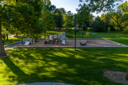 After new light fixtures in Glenmere Park