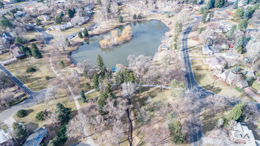 Before new light fixtures in Glenmere Park