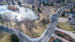 Before new light fixtures in Glenmere Park