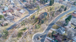 Before new light fixtures in Glenmere Park