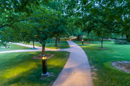 Twilight at Glenmere Park in Greeley, CO
