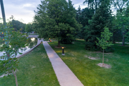 Twilight at Glenmere Park in Greeley, CO
